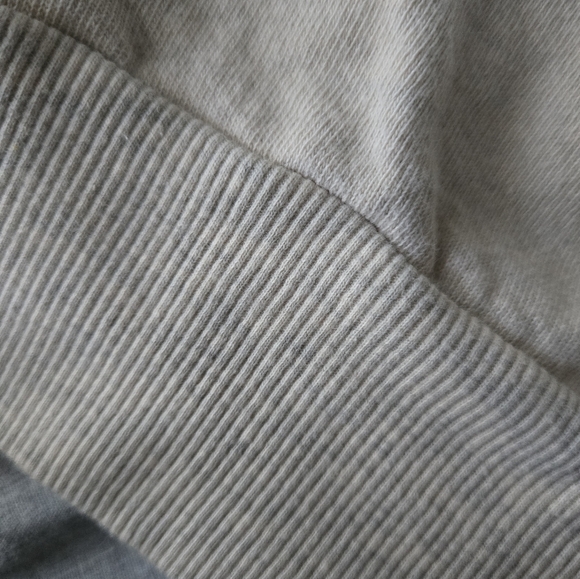 T.La Anthropologie Women's Cream Chest Cut-Out Sweatshirt Size L Used - Picture 6 of 7